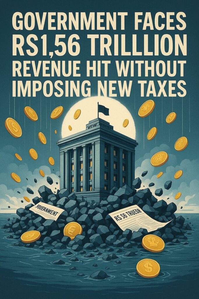 Government Faces Rs1.56 Trillion Revenue Hit Without Imposing New Taxes