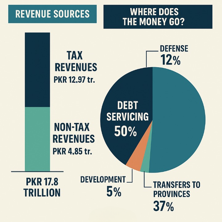 Decoding Pakistan’s Budget: Where Does Your Tax Money Go?